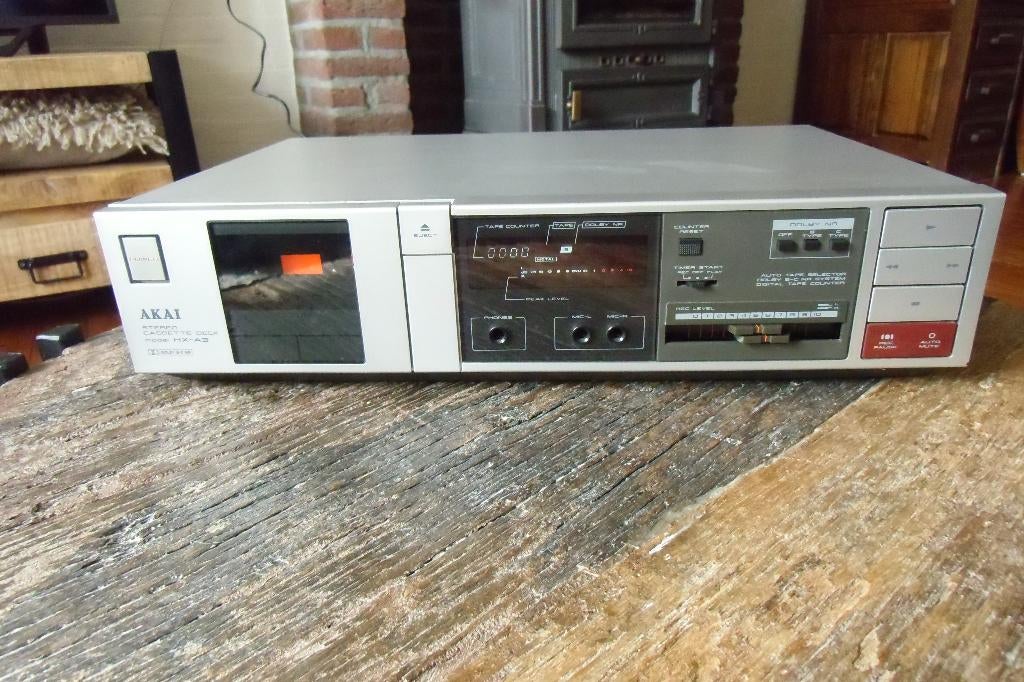 cassettedeck AKAI, Ophalen of Verzenden, Enkel, Akai, Tiptoetsen