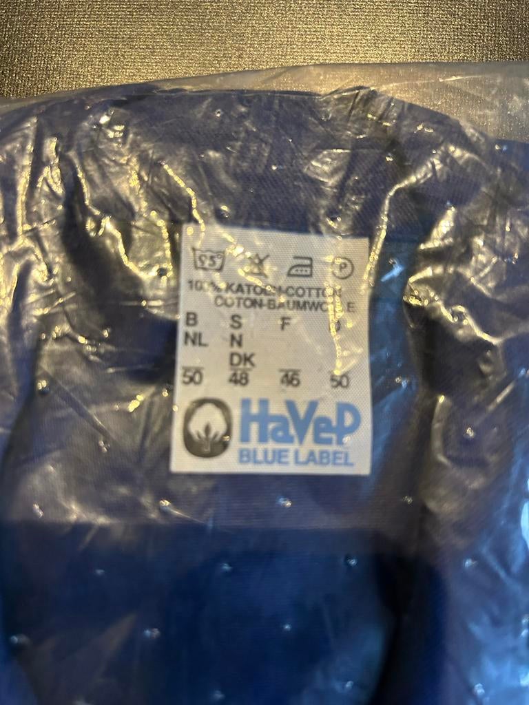 HaVeP overall blauw maat 50, Ophalen of Verzenden, Nieuw
