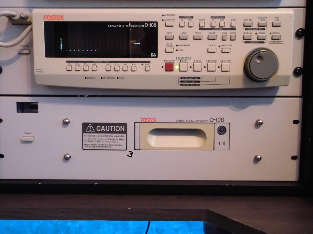 2x Fostex d-108 multitrack recorder, Ophalen of Verzenden, Zo goed als nieuw, Audio