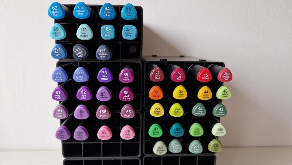 DecoTime Twin markers alcohol based - 0,30 per stuk, Hobby en Vrije tijd, Tekenen, Ophalen of Verzenden, Potlood of Stift