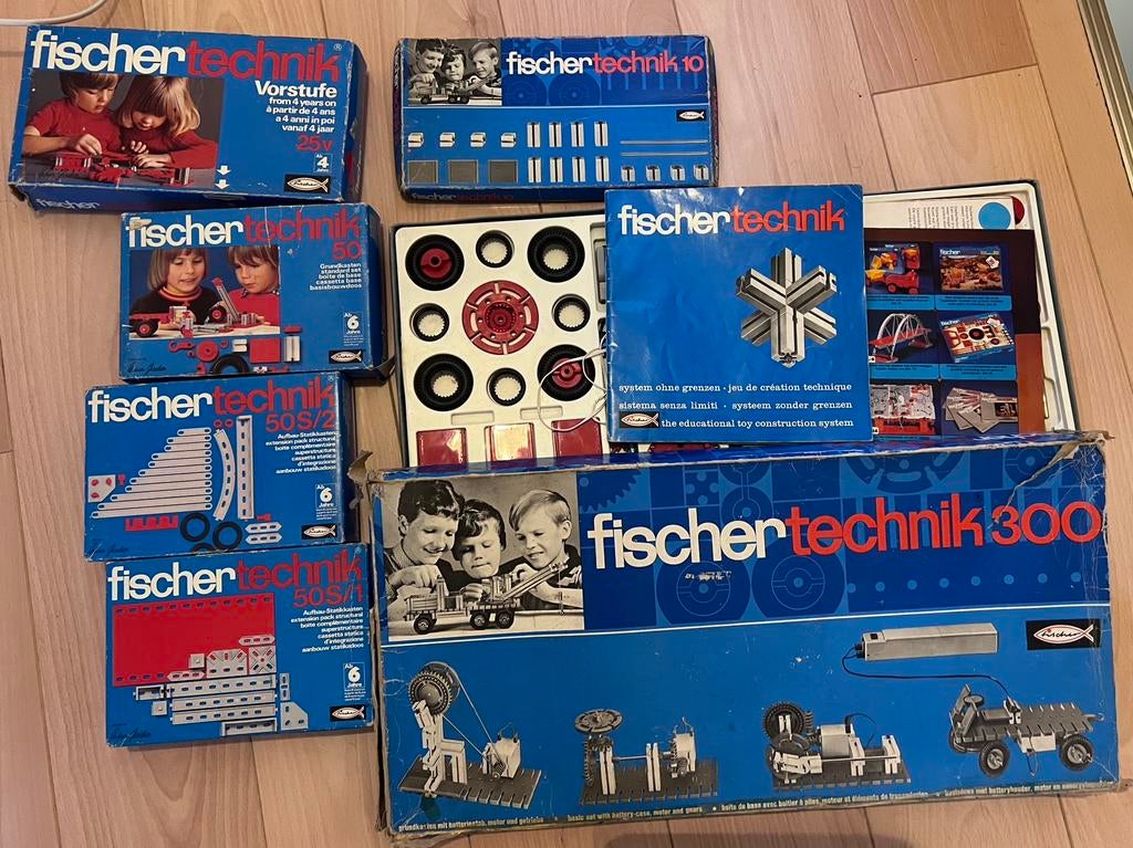 Vintage Fiacher technik 300 set, Ophalen, Gebruikt