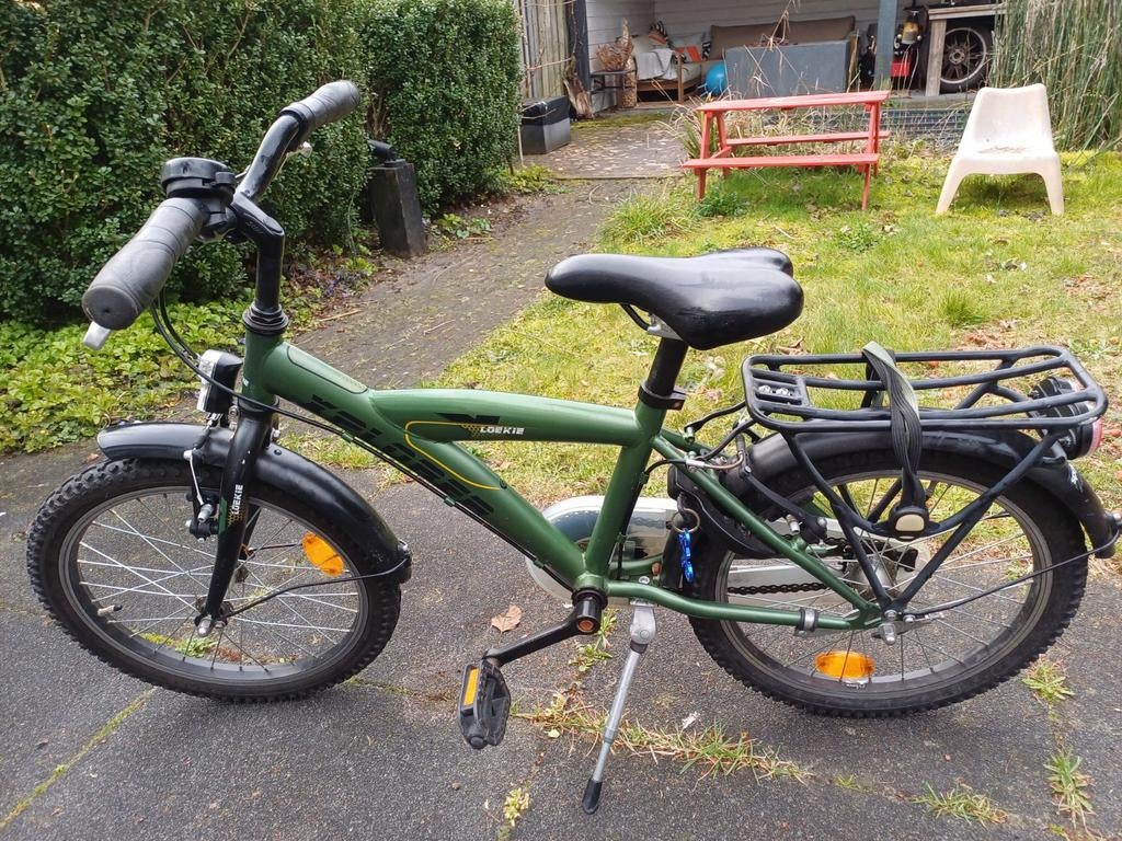 Stoere Loekie kinderfiets 18 inch - Gebruikt, goede staat, Ophalen, Gebruikt, 16 tot 20 inch, Loekie