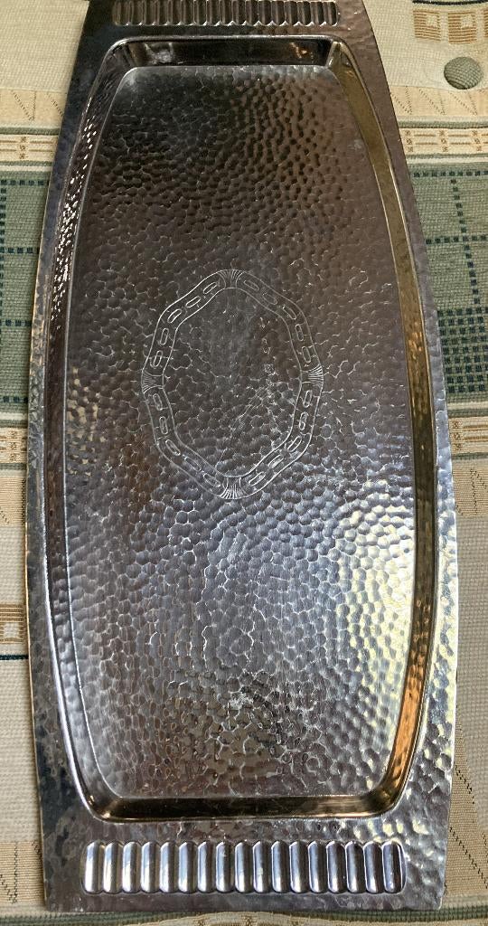 Gehamerde Art Deco 1920 1930 schaal WuMak Germany, Verzenden