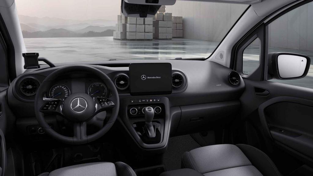 Mercedes-Benz eCitan 112 Pro L2 51 kWh, Stof, Zwart, Nieuw, Te koop