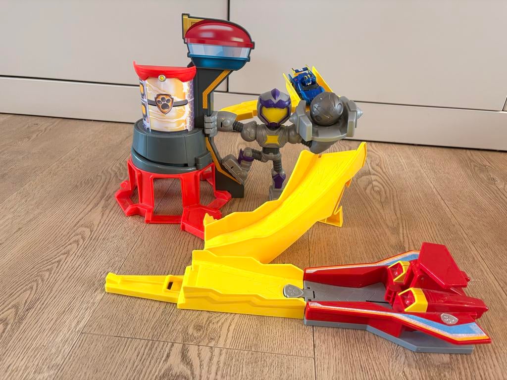 Paw Patrol Mighty Meteor Track Set met auto en meteoor, Ophalen, Gebruikt, Jongen of Meisje