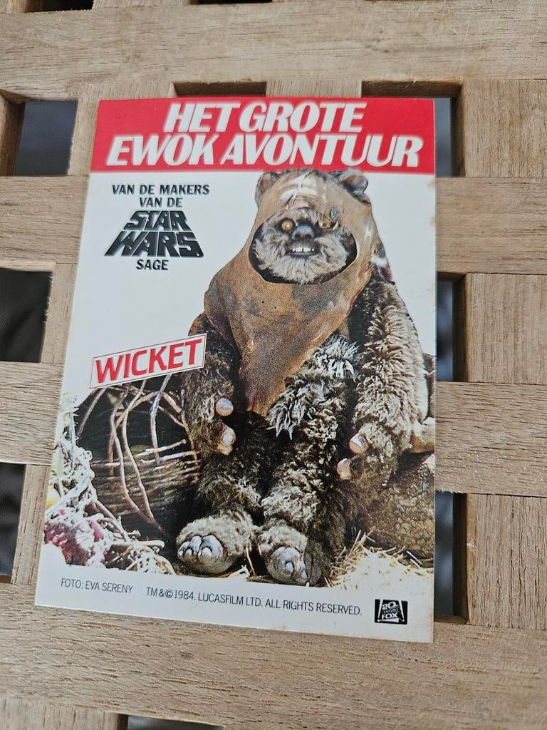 Star Wars Wicket sticker, Ophalen of Verzenden, Zo goed als nieuw
