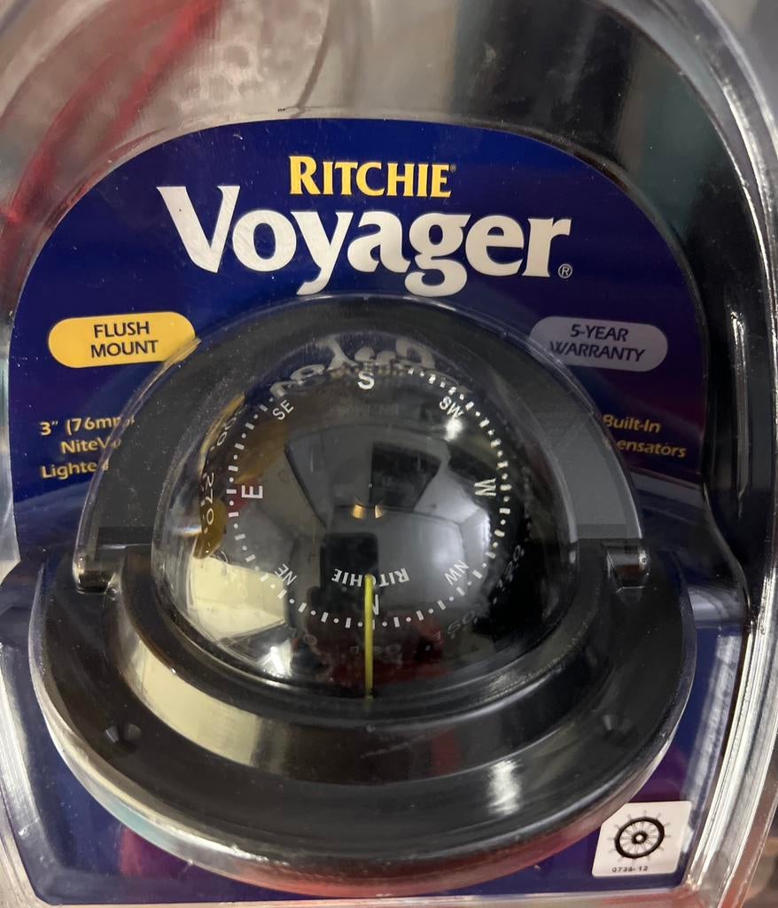 2x nieuw Ritchie Voyager F-83-WM scheepskompas 12V inbouw, Watersport en Boten, Ophalen of Verzenden, Nieuw, Overige typen