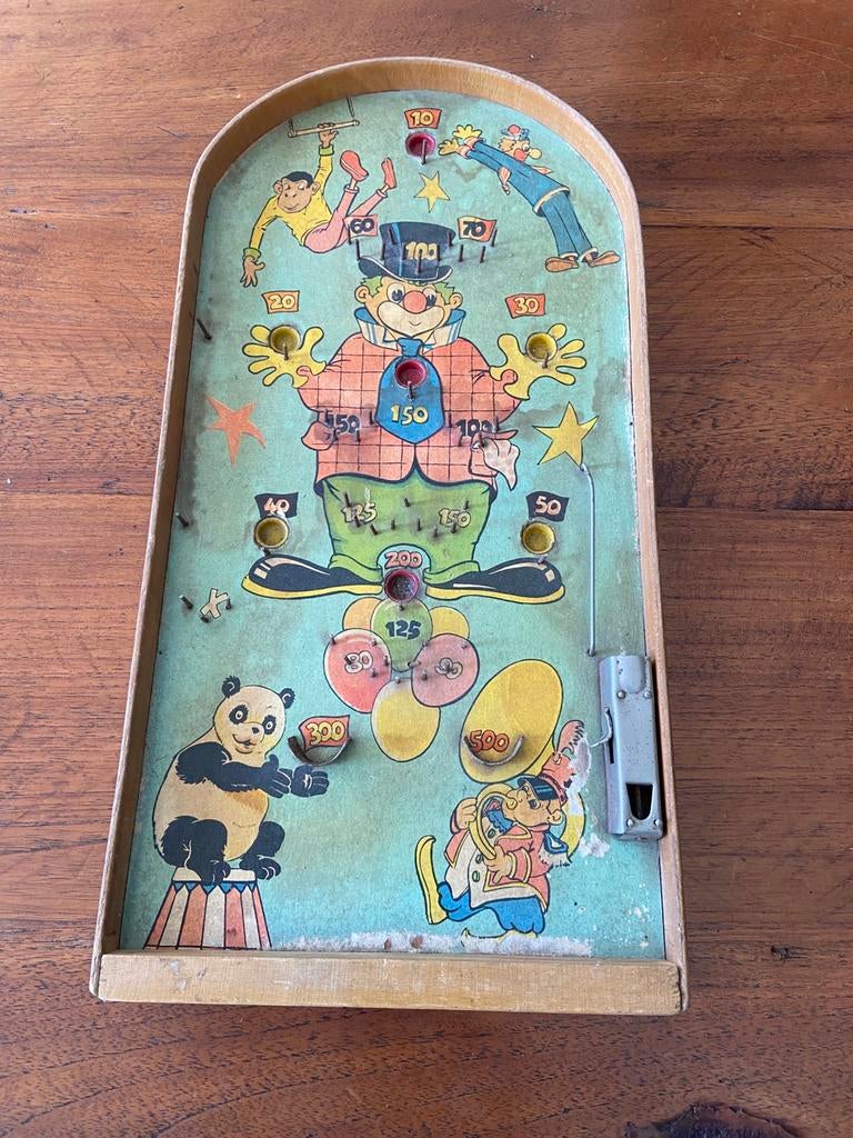 Kinder knikkerspelbord, Antiek en Kunst, Antiek | Speelgoed, Ophalen of Verzenden