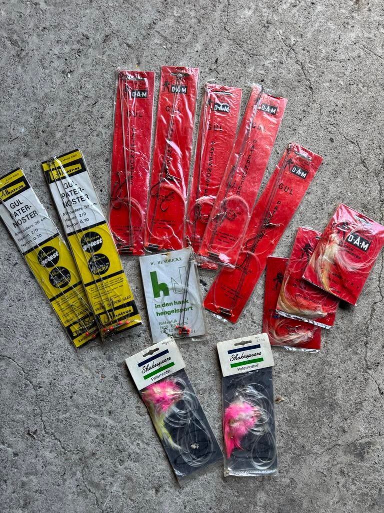 Diverse vislijnen en paternosters (DAM, Albatros, Shakespear, Watersport en Boten, Hengelsport | Algemeen, Gebruikt, Vislijn, Ophalen of Verzenden