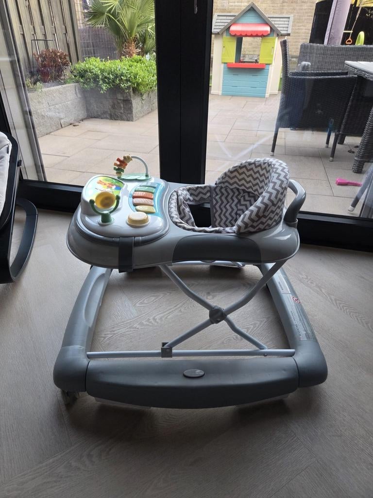 2-in-1 Loopstoel met Speelpaneel, Ophalen, Gebruikt