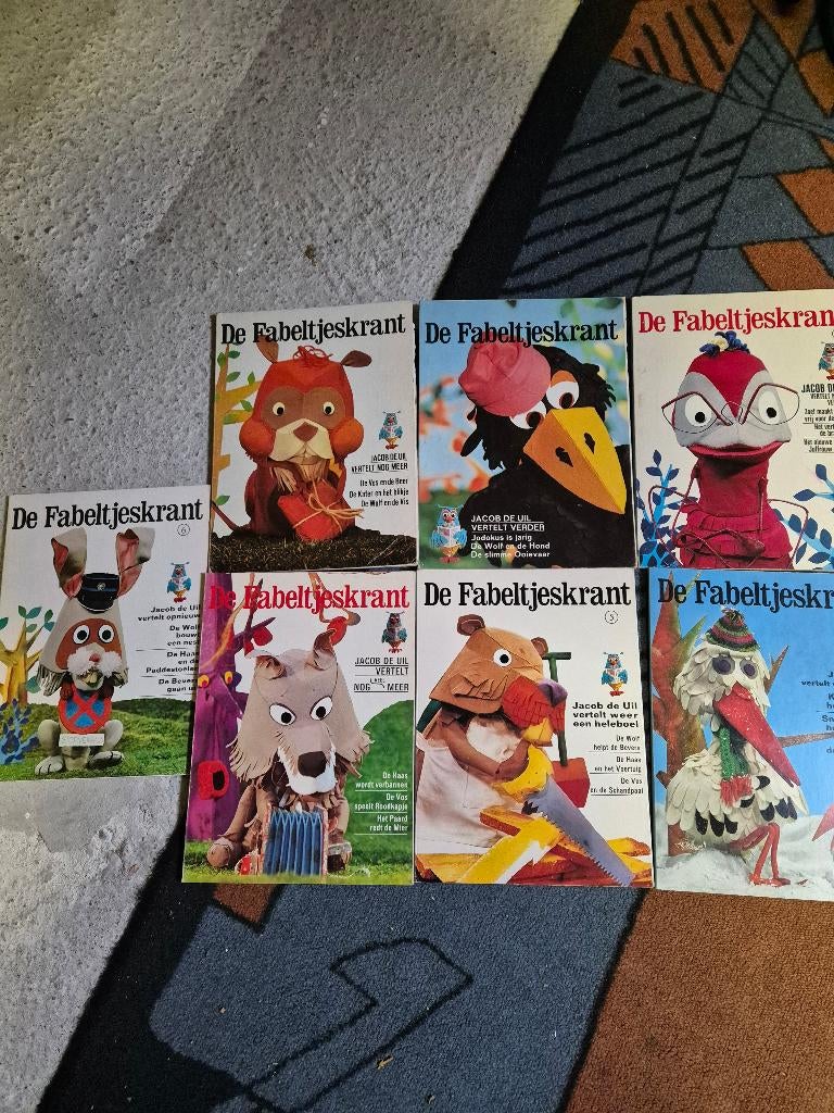 7 fabeltjeskrant boeken, Boeken, Stripboeken, Meerdere stripboeken, Ophalen of Verzenden, Gelezen