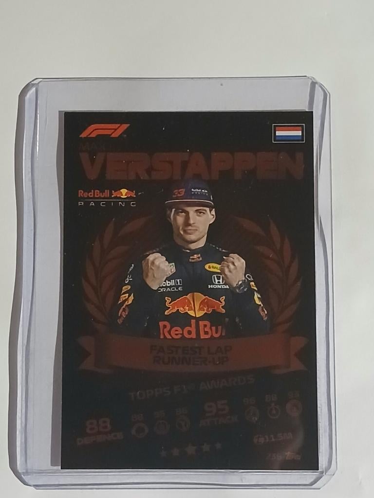 Max Verstappen Topps Turbo Attax 2021 F1 Trading Card, Ophalen of Verzenden, Zo goed als nieuw, Formule 1