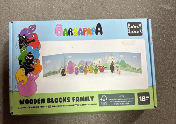 Houten blokken van Barbapapa, Kinderen en Baby's, Ophalen of Verzenden, Nieuw