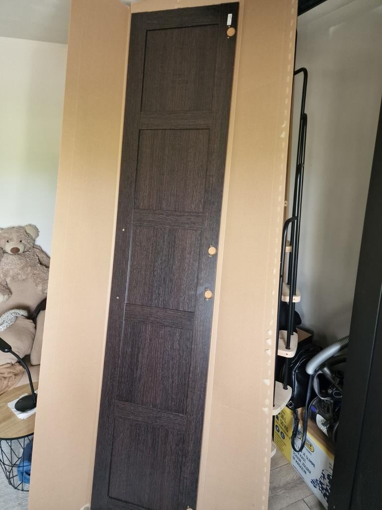 5 Ikea Bergsbo deuren zwart/donkerbruin ook Scharnieren, Ophalen, 200 cm of meer, Nieuw, 50 tot 100 cm