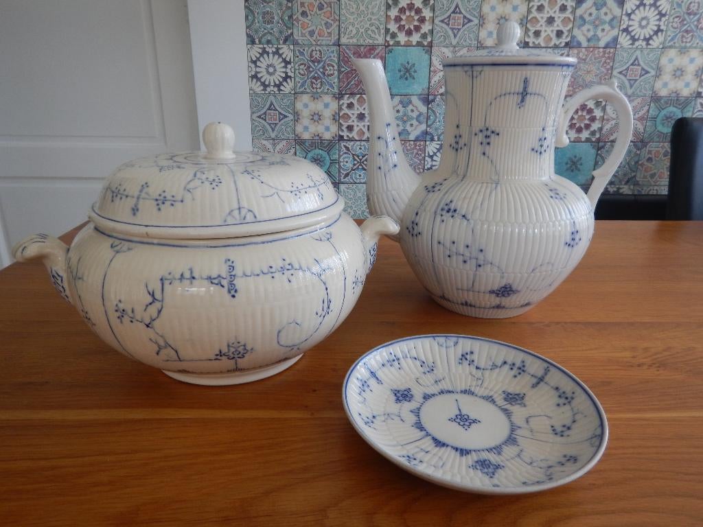 Set 3 stuks Villeroy & Boch - Dresden ( Copenhague ), Antiek en Kunst, Antiek | Servies los, Ophalen of Verzenden