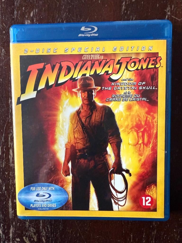 Indiana Jones Kingdom of the Crystal Skull ( 2 Blu Ray Box ), Ophalen of Verzenden, Zo goed als nieuw, Avontuur, Boxset