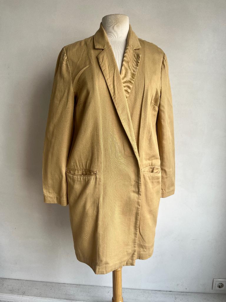 yaya oversized blazer maat 38 geel, Maat 38/40 (M), Verzenden, Geel, Zo goed als nieuw