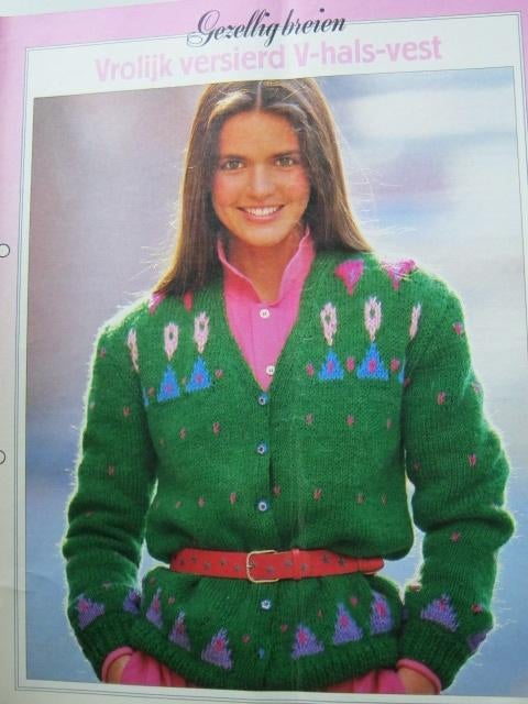 Breipatroon  Vest 34 tot 44  nr 7286, Verzenden, Nieuw, Breien, Patroon of Boek
