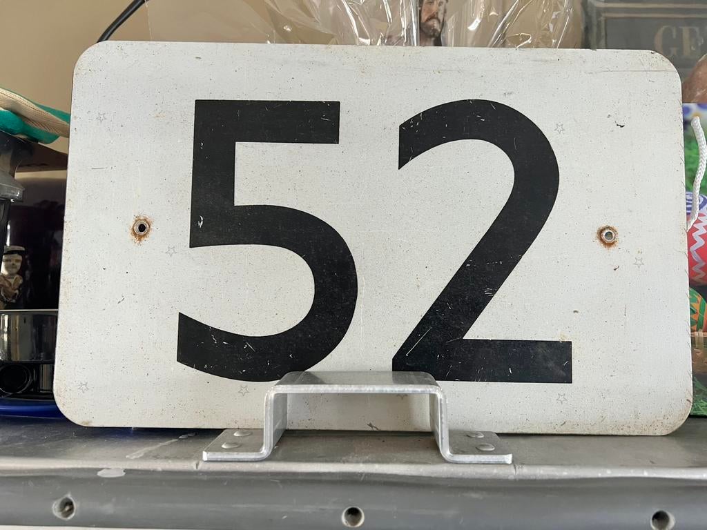 OUD BORD NR 55, Ophalen of Verzenden