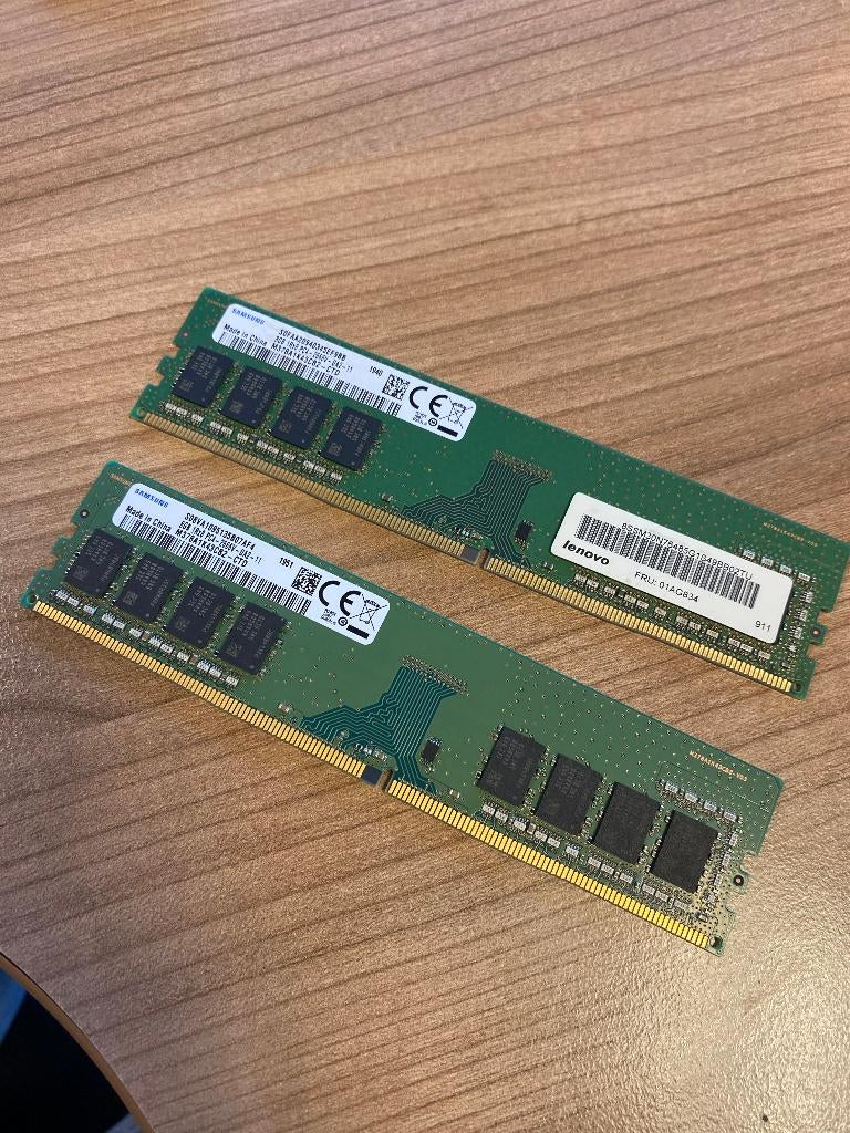 Samsung 16GB DDR4 2666MHz, Computers en Software, RAM geheugen, Ophalen, DDR4, Zo goed als nieuw, Desktop