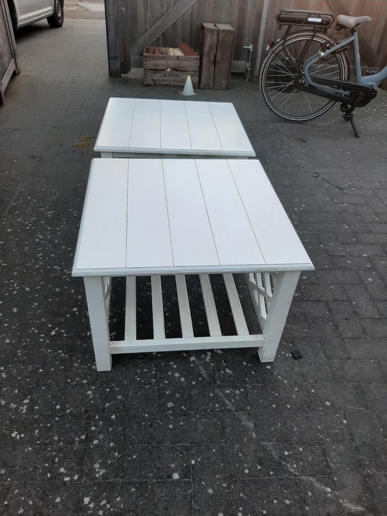 Riviera maison salontafels 2 stuks, Ophalen, Gebruikt, 50 tot 100 cm, 50 tot 75 cm