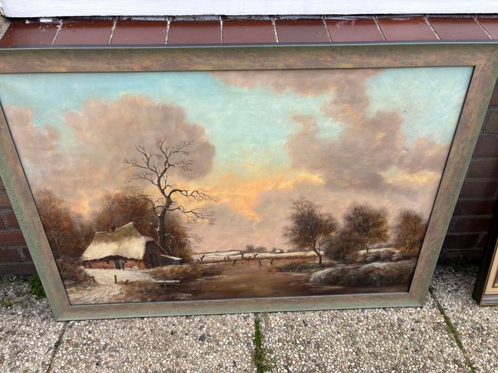 Schilderij van stephan de haan, Ophalen