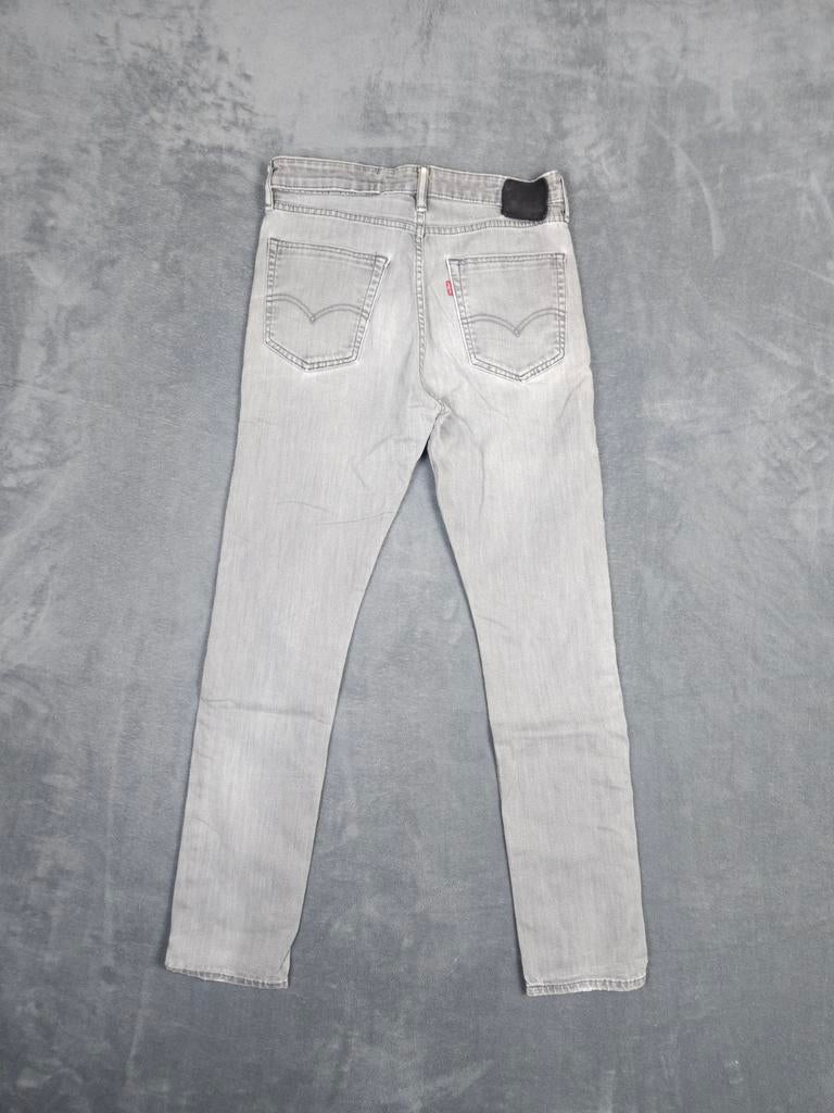 Levis Broek 512 W31 L32 Slim Tapered Fit Grijs Jeans, ., W32 (confectie 46) of kleiner, Ophalen of Verzenden, Zo goed als nieuw