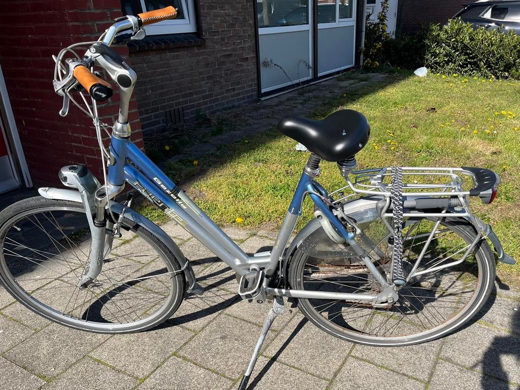 Fiets / damesfiets gazelle fuente 53 inch blauw, Ophalen, Versnellingen, Zo goed als nieuw, 50 tot 53 cm