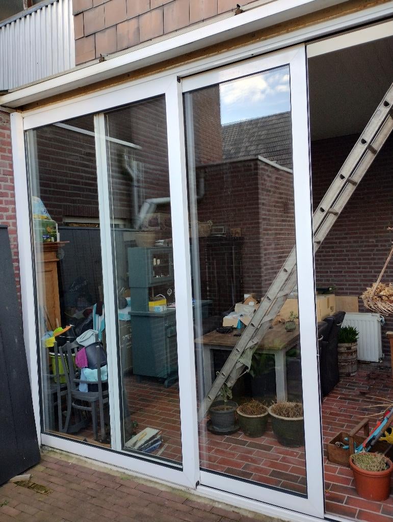 Grote schuifpui, Ophalen, Kunststof, Gebruikt, 225 cm of meer