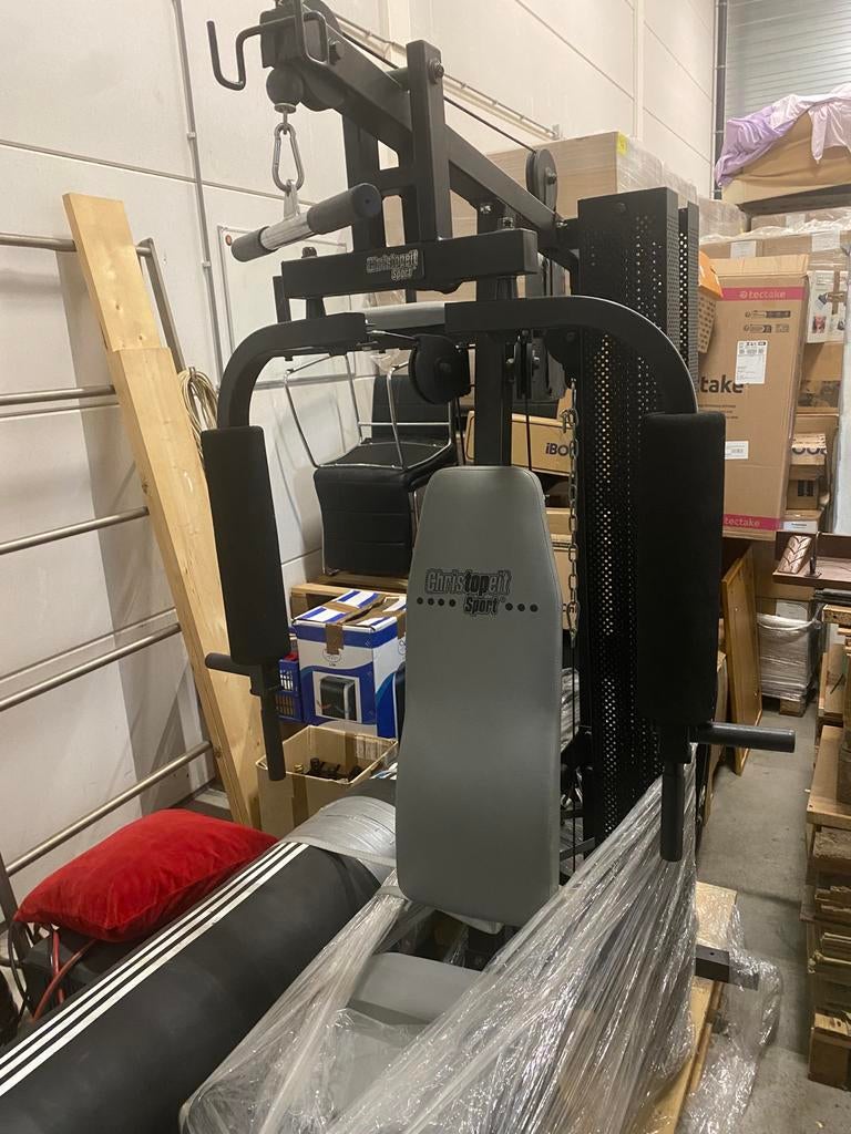 Fitness station met diverse grips - Christopeit Sport, Ophalen, Gebruikt, Krachtstation, Armen