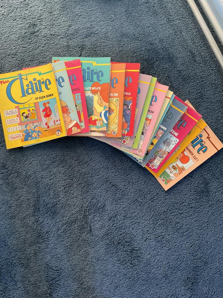 Stripboeken Flaire’s Claire 1 t/m 18, Ophalen of Verzenden