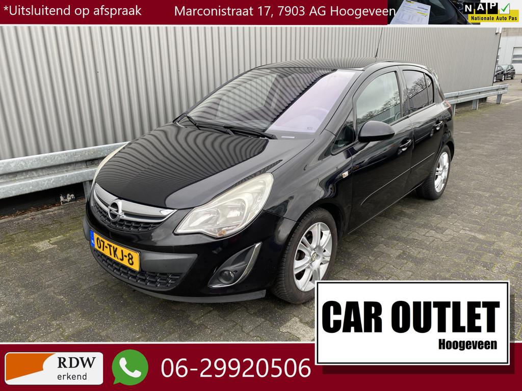 Opel Corsa 1.4-16V Cosmo 127Dkm.NAP, A/C, CC, Stoelvw, Stuur, Voorwielaandrijving, Euro 5, Gebruikt, 4 cilinders