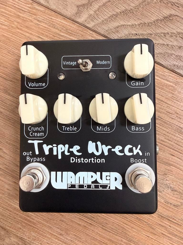 distortion  Wampler triple wreck replica, Muziek en Instrumenten, Effecten, Zo goed als nieuw, Distortion, Overdrive of Fuzz, Ophalen of Verzenden
