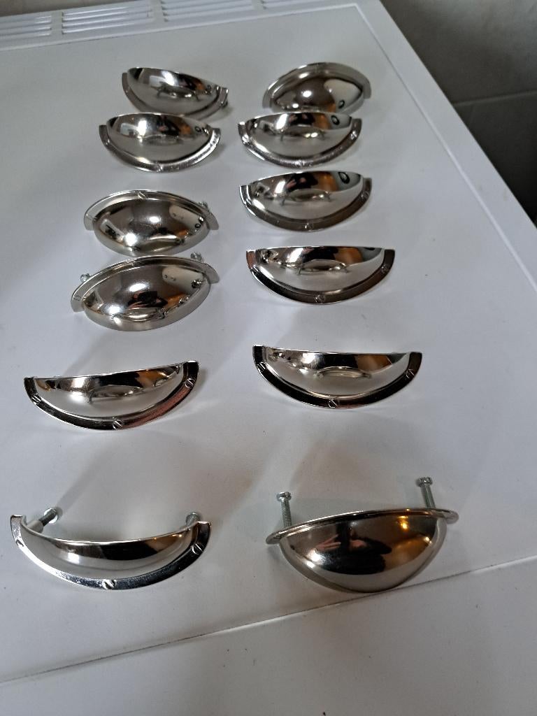 Nieuw grepen  compleet voor kasten en lades (12 st), Huis en Inrichting, Ophalen, Nieuw