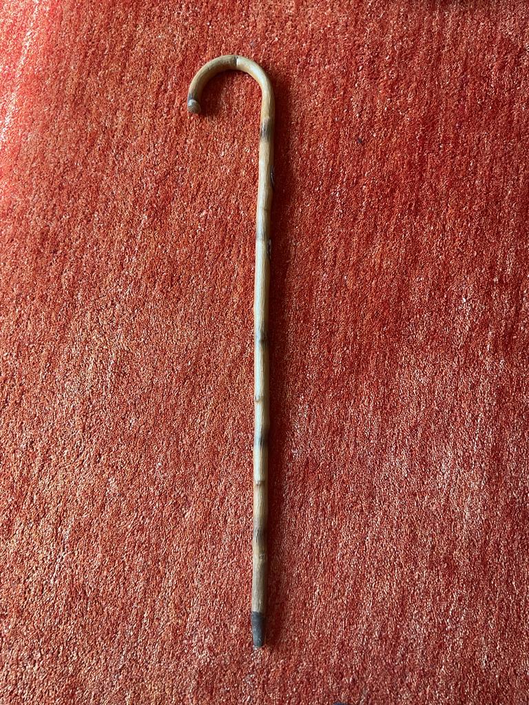 Oude houten wandelstok uit Valkenburg, misschien wel antiek, Ophalen of Verzenden, Gebruikt