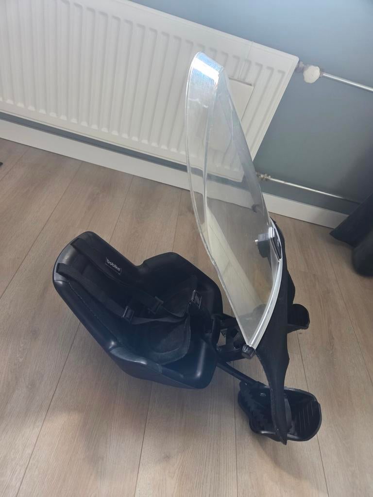 Fietsstoeltje voorop met windscherm, Kinderen, Integraalhelm, Tweedehands, Ophalen