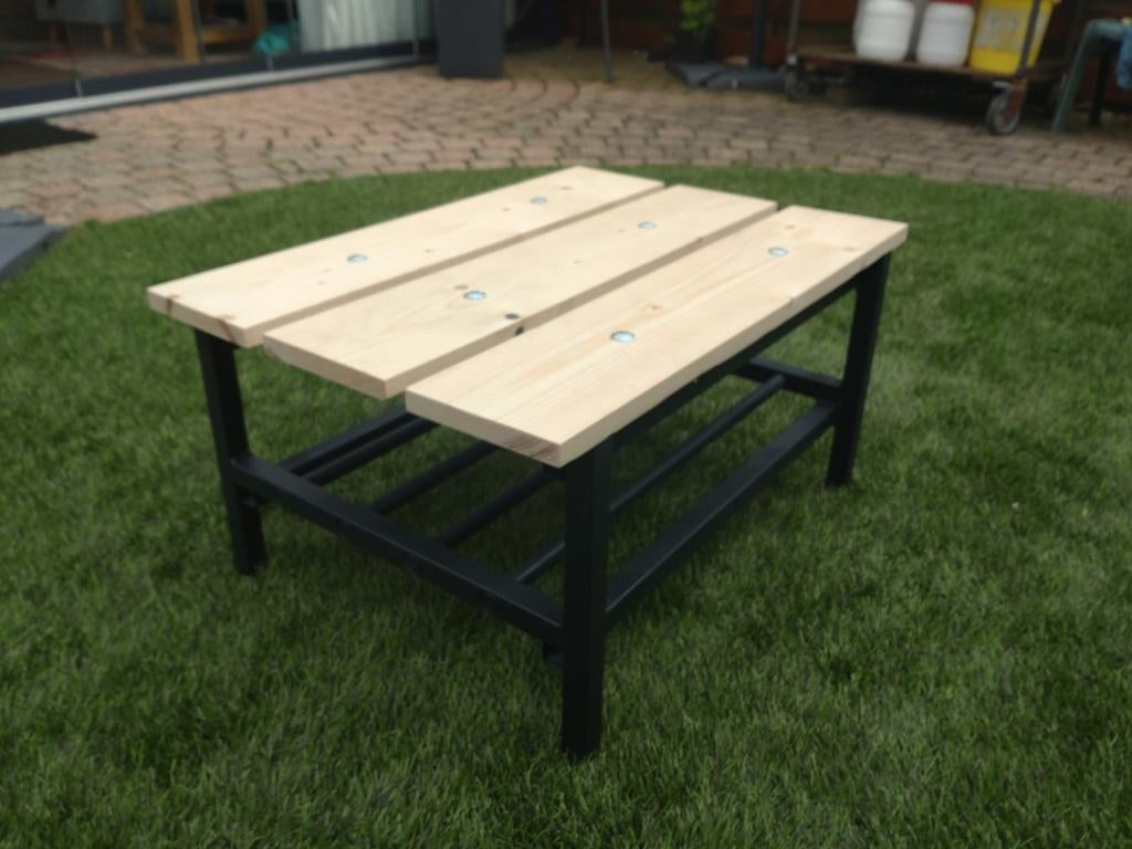 Tuintafel garderobe bank halbank  bloemen tafel, Ophalen, Nieuw, Rechthoekig, Hout