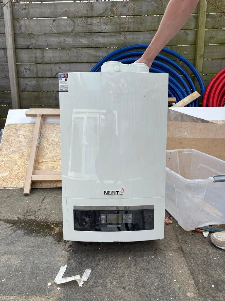 Nefit Trendline HRC30/CW5 II combiketel met toebehoren, Ophalen, Gebruikt, Hoog rendement (Hr), Cv-ketel of Combi-ketel