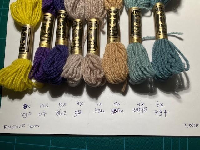 Borduurwol Anchor Tapisserie Tapastry 10m lade11tm19 € 1,25, Ophalen of Verzenden, Nieuw, Handborduren, Borduurgaren of Zijde