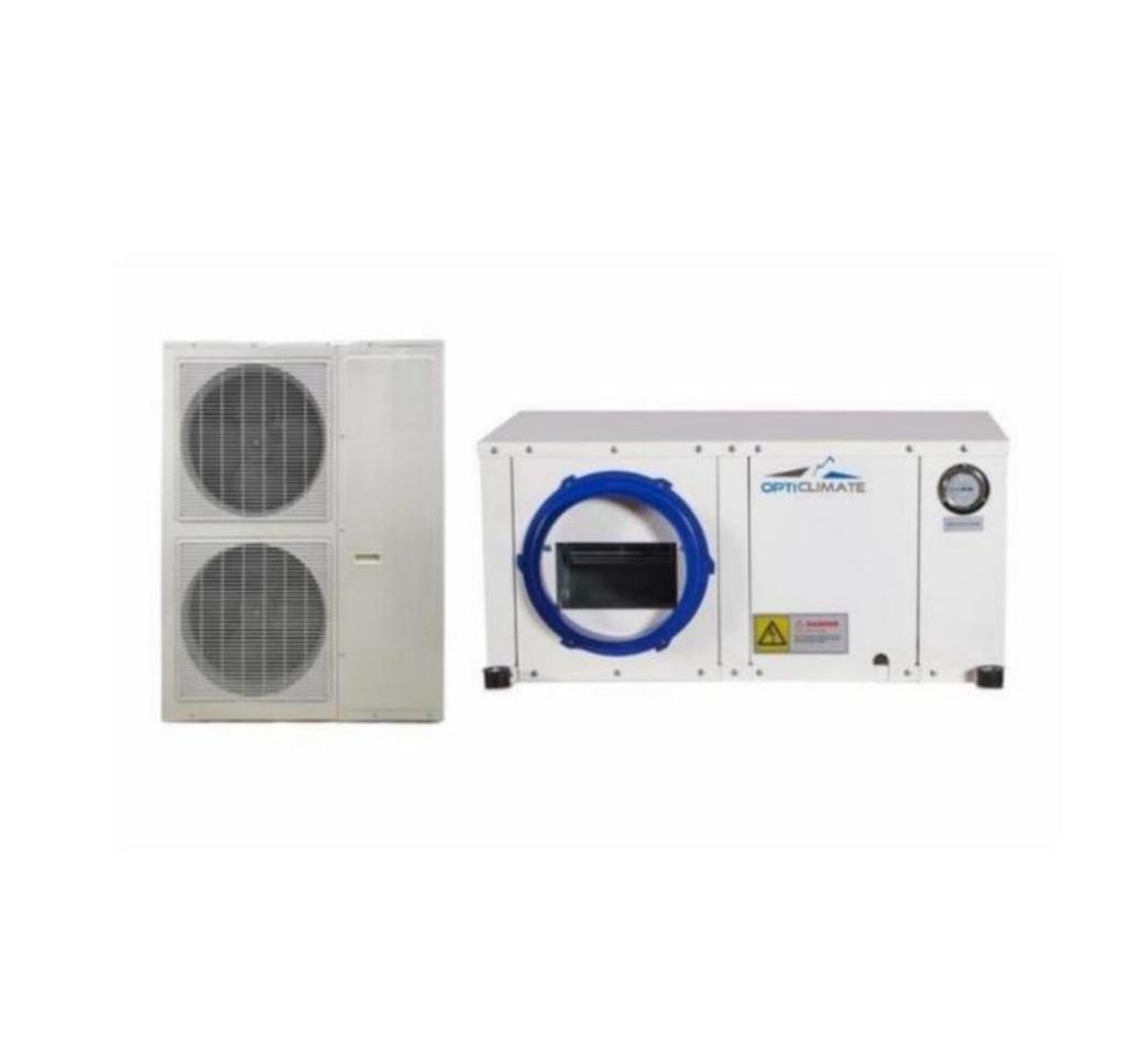 Opticlimate 15.000 split unit, Witgoed en Apparatuur, Ophalen of Verzenden, Wandairco, Minder dan 60 m³, 3 snelheden of meer