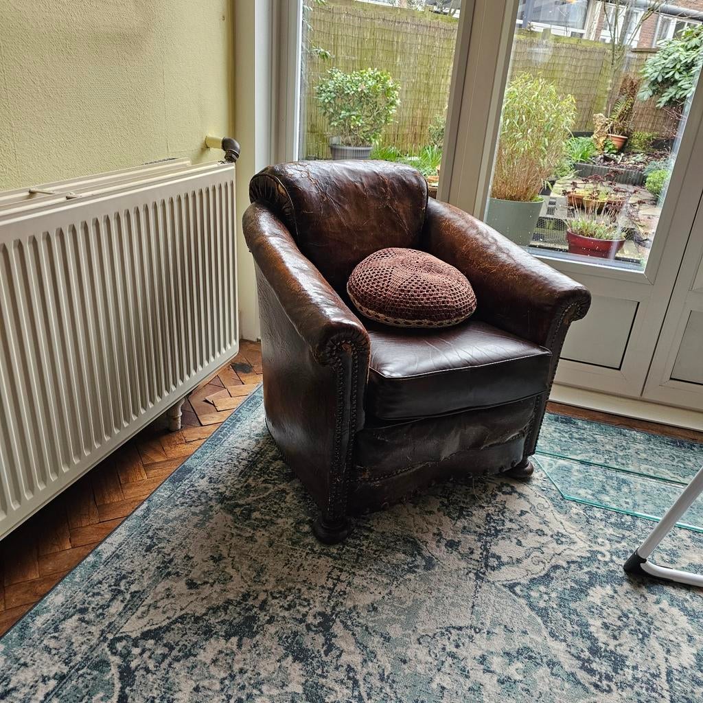 Antieke fauteuill opknapper, Huis en Inrichting, Ophalen, Gebruikt, 75 tot 100 cm, 50 tot 75 cm