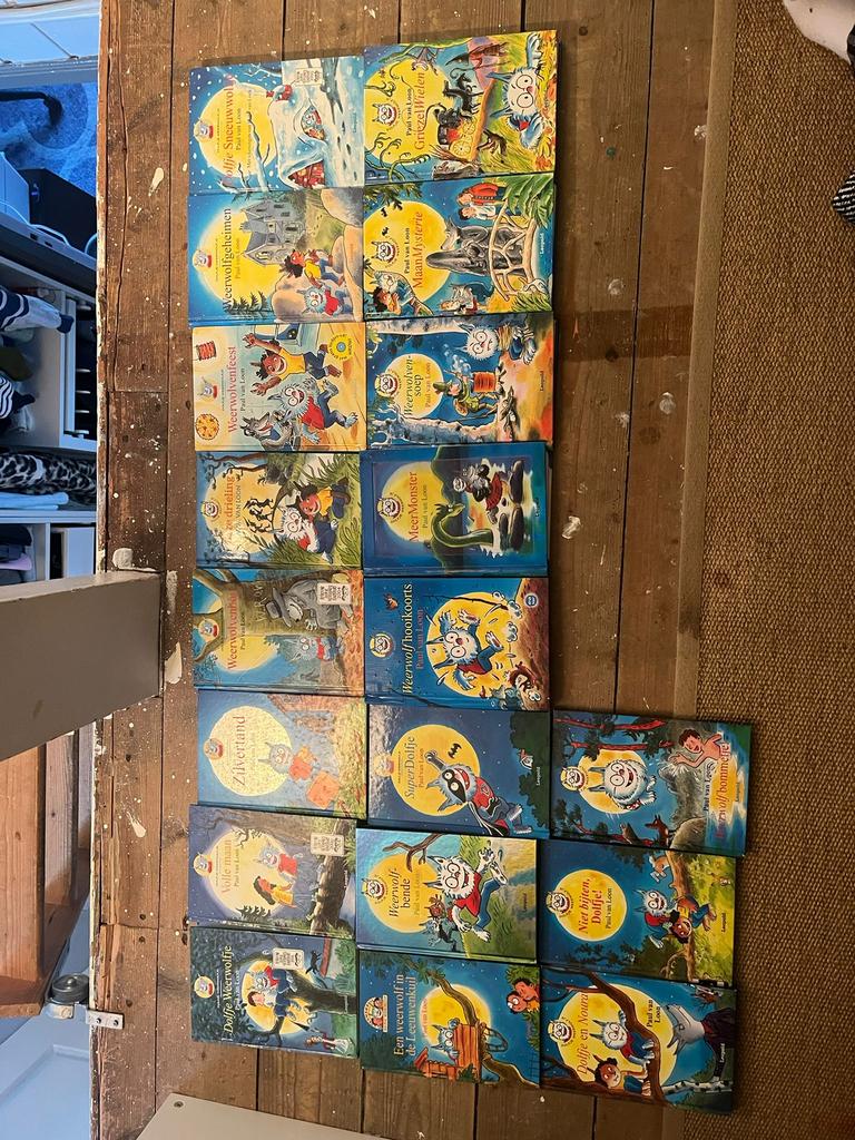 Dolfje weerwolfje 19 boeken incl handtekening, Boeken, Ophalen, Gelezen, Fictie algemeen