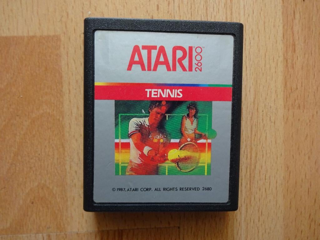 Atari 2600 Tennis, Spelcomputers en Games, Games | Atari, Gebruikt, 2 spelers, Ophalen of Verzenden, Vanaf 3 jaar