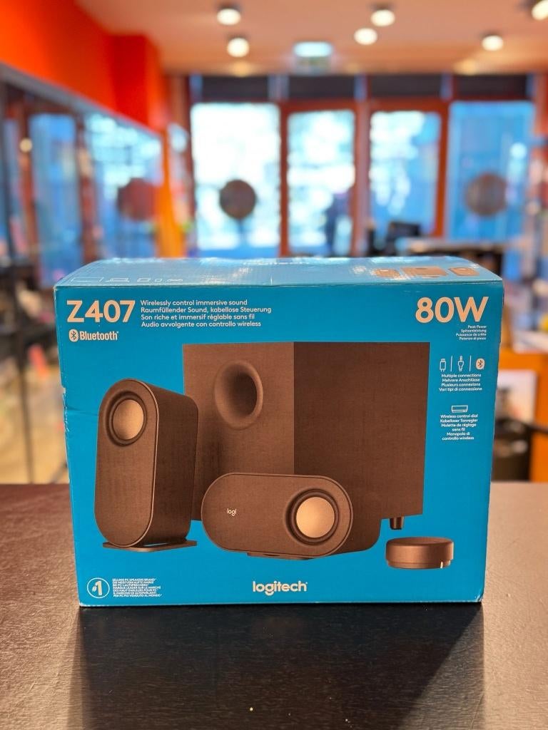 LOGITECH Z407 Bluetooth PC-speaker  Nieuw In Doos, Computers en Software, Pc speakers, ., Nieuw, Ophalen of Verzenden, .
