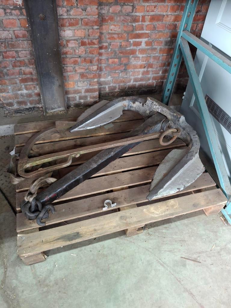 Mooi scheeps anker en bolders, Verzamelen, Scheepvaart, Ophalen