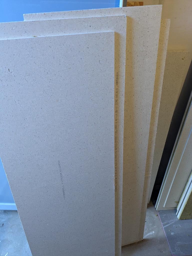 Fermacell vloerplaat, 2.5 hele platen + restantjes 2e22 2e25, Doe-het-zelf en Verbouw, Isolatie en Afdichting, Nieuw, Vloerisolatie