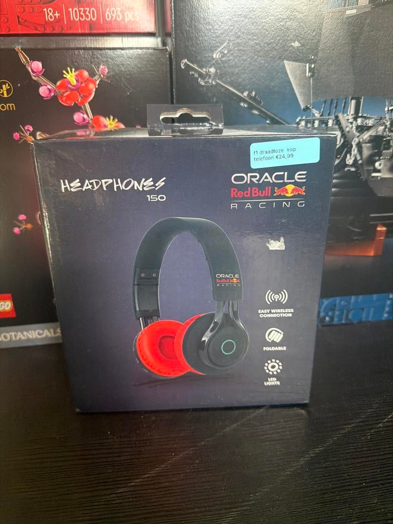 Red Bull Racing koptelefoon 150, Nieuw, Op oor (supra aural), Draadloos, Ophalen