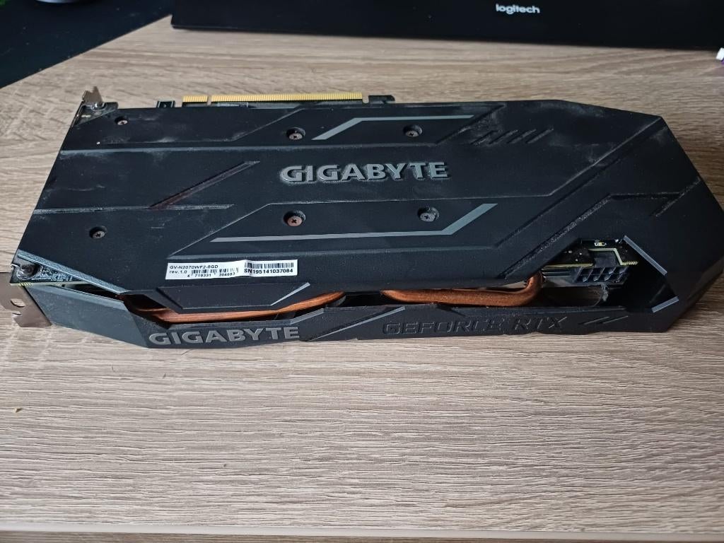 GeForce RTX 2070, Computers en Software, Videokaarten, PCI-Express 3, Gebruikt, GDDR6, Ophalen of Verzenden