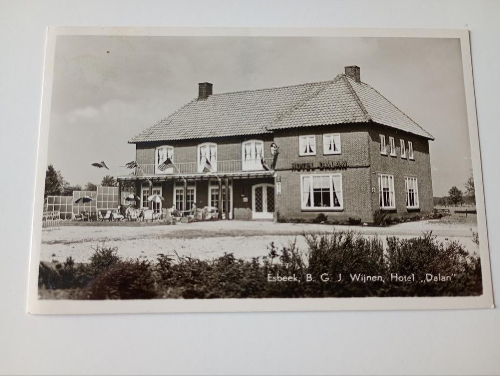 Esbeek bij Hilvarenbeek Hotel Dalan 1959, Ophalen of Verzenden, 1940 tot 1960, Gelopen, Noord-Brabant