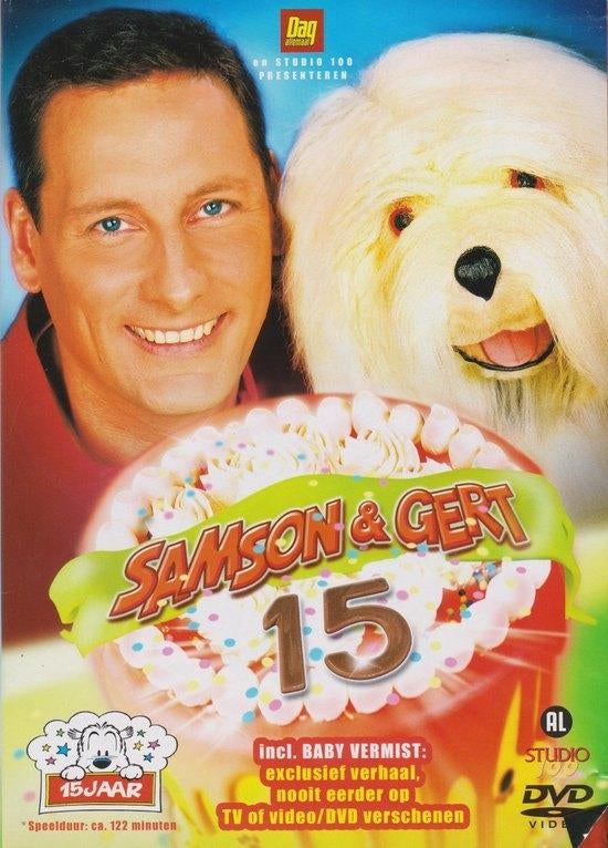 Dvd Samson & Gert - 15 jaar, Cd's en Dvd's, Dvd's | Kinderen en Jeugd, Zo goed als nieuw, Tv fictie, Alle leeftijden, Ophalen of Verzenden
